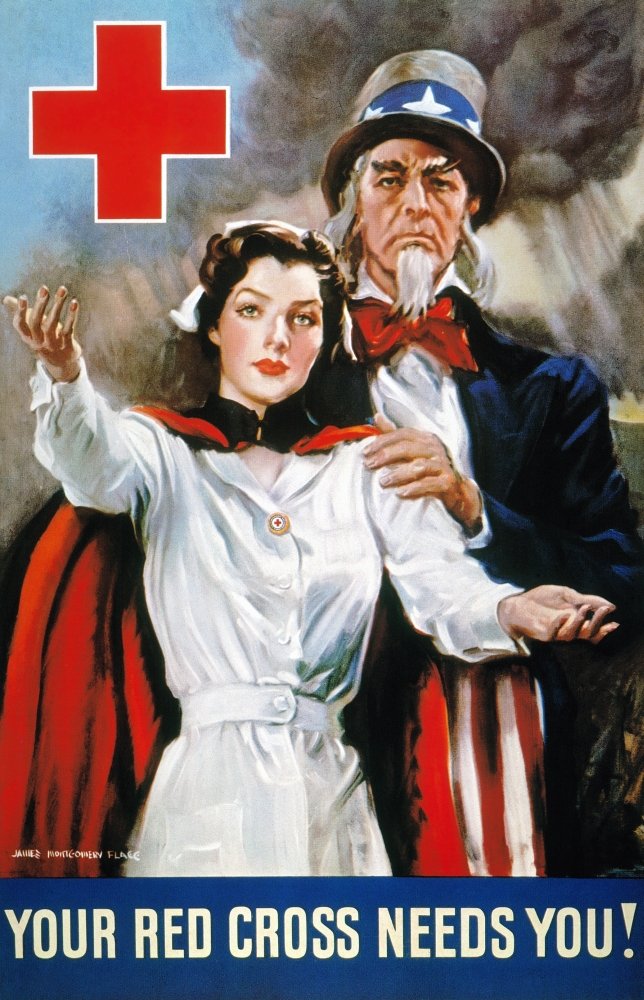 Amazon.com: World War Ii Red Cross NYour Red Cross Needs You
